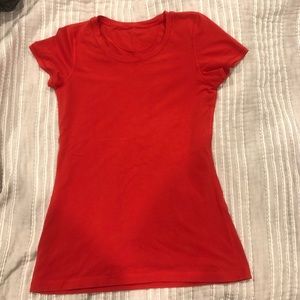 Lululemon red shirt size 6